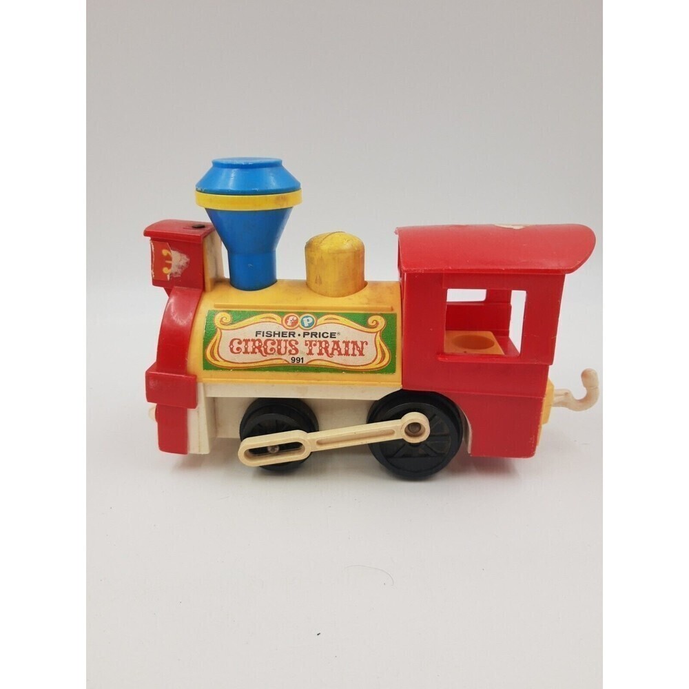 Fisher-Price Red Yellow Blue Circus Train Toy